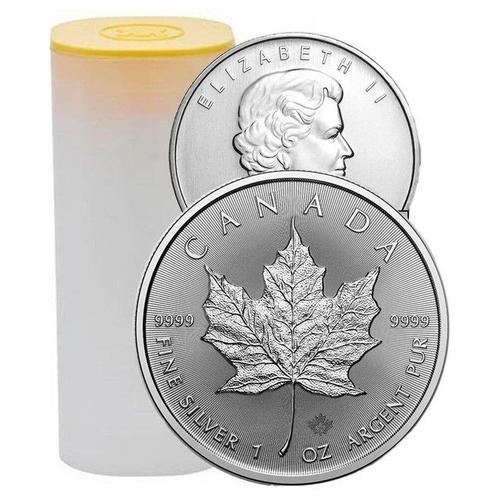 Canada. 25 x 1 oz $5 CAD Silver Maple Leaf Coin BU (Random, Timbres & Monnaies, Métaux nobles & Lingots