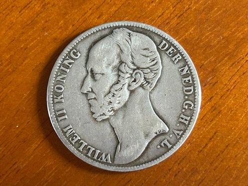 Nederland. Willem II. 1 Gulden 1848  (Zonder Minimumprijs), Postzegels en Munten, Munten | Nederland