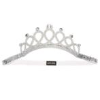 Prinsessenjurk - Kroon met parel - Zilver - Kleedje, Nieuw, Verzenden