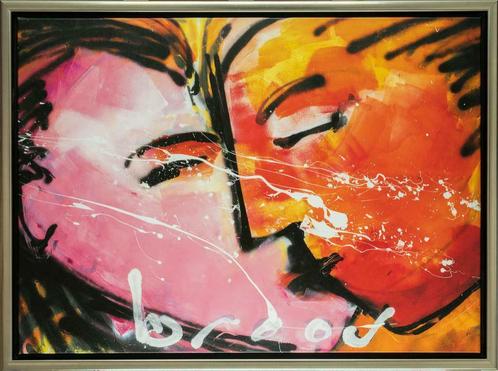Herman Brood | Giclée: The Kiss | Afmeting: 80cm x 110cm, Antiek en Kunst, Kunst | Litho's en Zeefdrukken, Ophalen of Verzenden