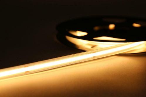 LED Strip COB - Losse 10 Meter Rol - 2700k - Warm wit - 480, Maison & Meubles, Lampes | Autre, Enlèvement ou Envoi