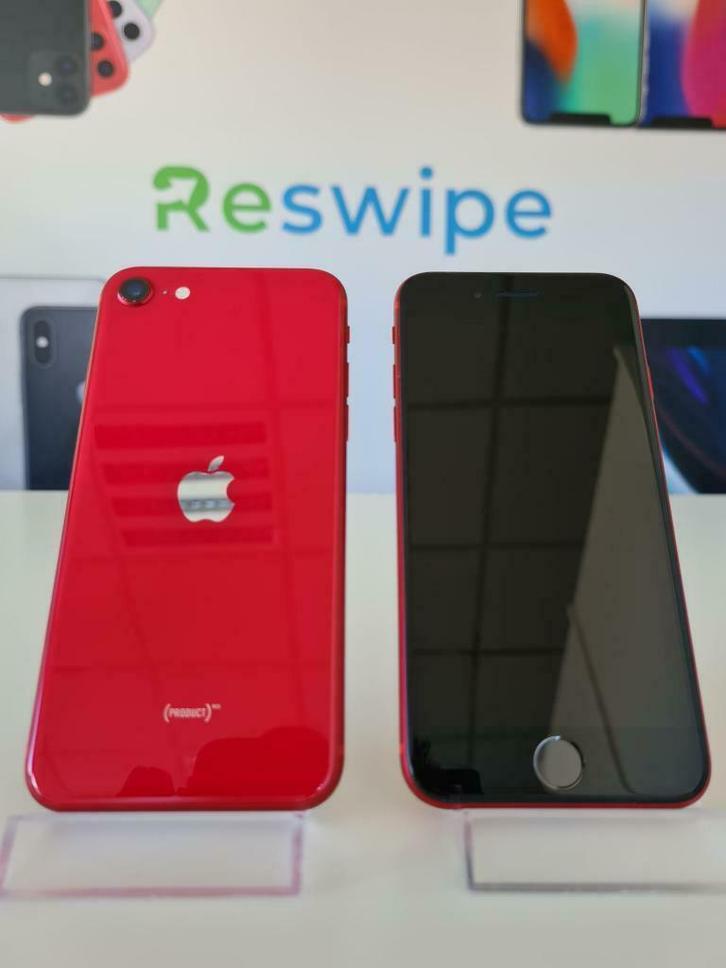 iPhone SE 2022 64GB 128GB 256GB Rood + 3 Jaar garantie, Telecommunicatie, Mobiele telefoons | Apple iPhone, Zo goed als nieuw