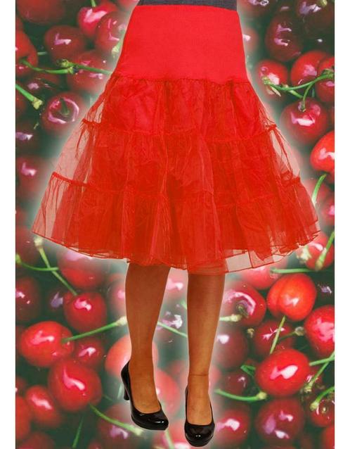 Onderrok tutu tulle luxe rockabilly rood, Hobby & Loisirs créatifs, Articles de fête, Enlèvement ou Envoi