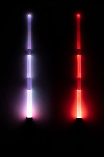 Lightsaber Uitschuifbaar 2 stuks Koppelbaar Licht Zwaard Lic, Ophalen of Verzenden, Nieuw
