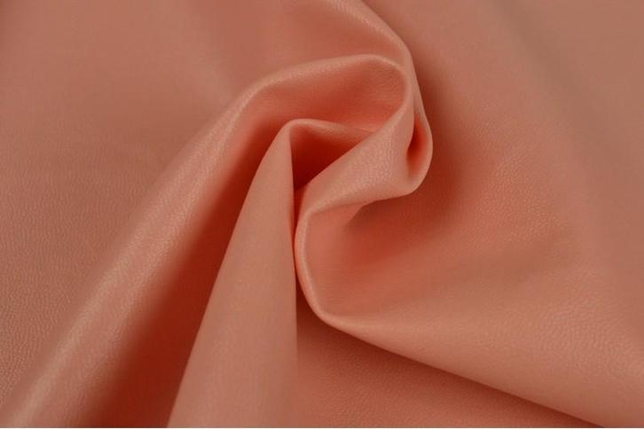 10 meter kunstleer - zalmroze, Hobby en Vrije tijd, Stoffen en Lappen, 120 cm of meer, 200 cm of meer, Roze, Nieuw, Leer of Kunstleer