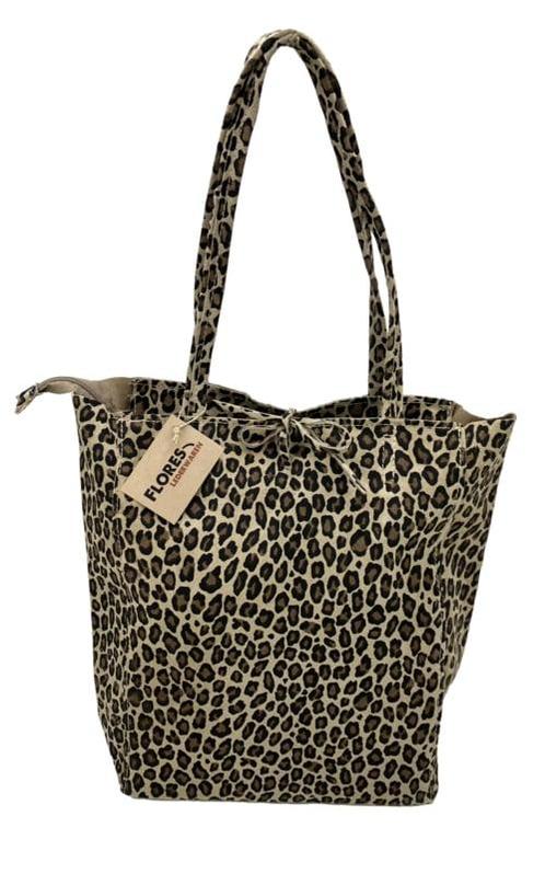 Luipaard Creme Vera Pelle leren shopper, Bijoux, Sacs & Beauté, Sacs | Sacs à bandoulière, Envoi