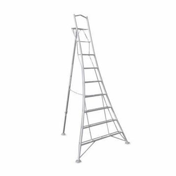 Vultur tripod ladder 300 cm met platform en 1 poot, Ophalen of Verzenden, Ladder