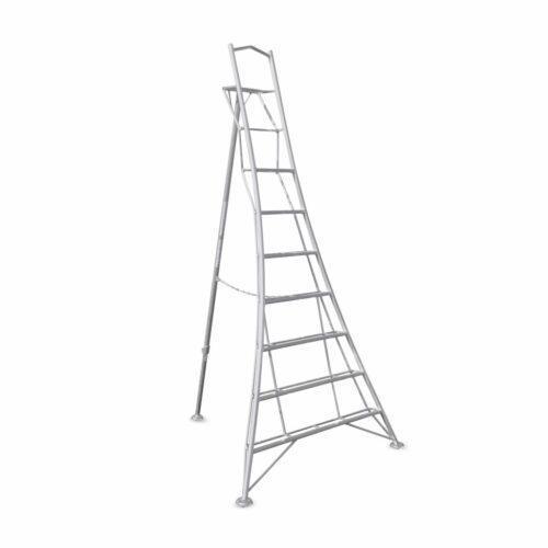 Vultur tripod ladder 300 cm met platform en 1 poot, Doe-het-zelf en Bouw, Ladders en Trappen, Ladder, Nieuw, 2 tot 4 meter, Ophalen of Verzenden