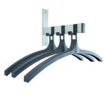 Wandgarderobe met 3 nylon haken en hangers, Huis en Inrichting, Woonaccessoires | Kapstokken, Nieuw, Overige materialen