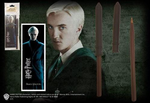 Harry Potter Draco Malfoy Pen & Bladwijzer, Verzamelen, Harry Potter, Ophalen of Verzenden