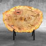 Wonderlijk sneetje versteend hout op een op maat gemaakte