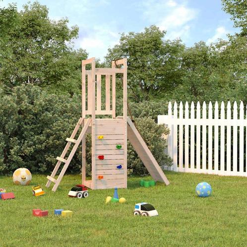 vidaXL Speelhuis massief grenenhout, Kinderen en Baby's, Speelgoed | Buiten | Speeltoestellen, Nieuw, Verzenden