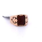 Armring - 14 karaat Roségoud Onyx