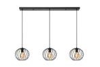 Hanglamp Lucide DANZA -  - 3xE27 - Zwart -, Nieuw, Verzenden