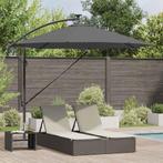 vidaXL Parasol Antraciet 294 x 294 x 248 cm Polyester en, Tuin en Terras, Verzenden, Nieuw