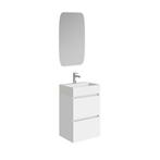 Fonteinkast Wiesbaden Mini 45 cm Glans Wit Met Wastafel, Ophalen of Verzenden, Nieuw, Bad