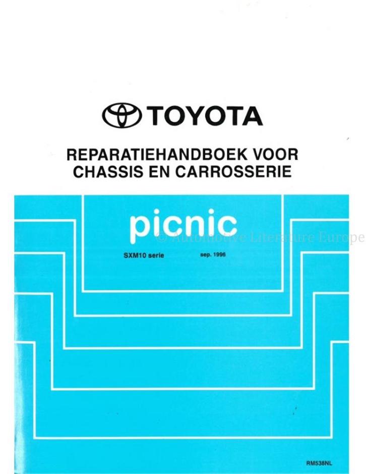 1996 TOYOTA PICNIC CHASSIS & CARROSSERIE WERKPLAATSHANDBOEK, Auto diversen, Handleidingen en Instructieboekjes