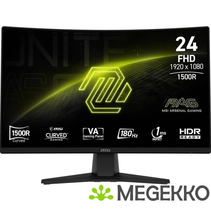 MSI MAG 242C 24  Full HD Curved VA Monitor, Computers en Software, Overige Computers en Software, Nieuw, Verzenden