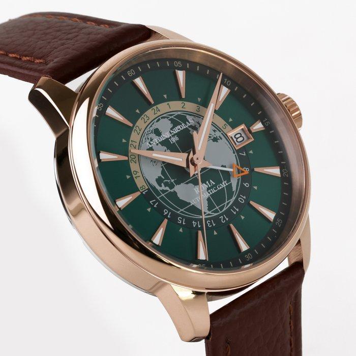 Antoine Nicolas 1986 - Roma Automatic GMT - Sans prix de, Handtassen en Accessoires, Horloges | Heren