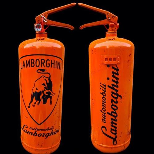 Moontje - Lamborghini Fire-extinguisher Orange/Black, Antiek en Kunst, Kunst | Schilderijen | Modern