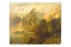 Wilhem Velten (1847-1929) - Bergsee im Herbst