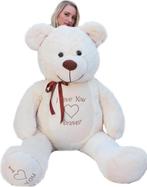 Grote zachte knuffelbeer 165cm - Ideaal voor kinderen, Kinderen en Baby's, Ophalen of Verzenden, Nieuw, Beer