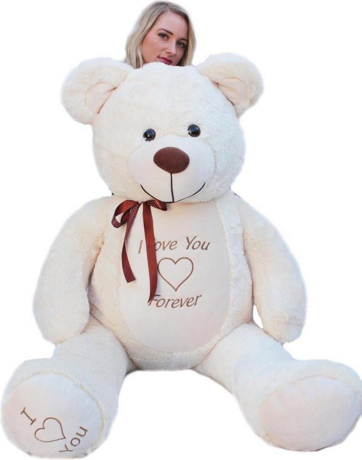 Grote zachte knuffelbeer 165cm - Ideaal voor kinderen, Kinderen en Baby's, Speelgoed | Knuffels en Pluche, Nieuw, Beer, Ophalen of Verzenden
