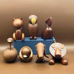 Senshukai  - Speelgoed meubels Vintage wooden animals