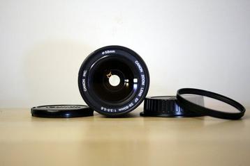 Canon EF 28-80mm f/3.5-5.6 Zoom Macro + filtro Hoya + tappi