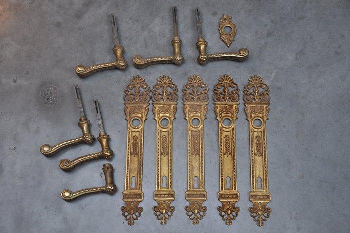Empirestijl Deurbeslag (12) - Early 20th Century - verguld, Antiek en Kunst, Antiek | Overige Antiek