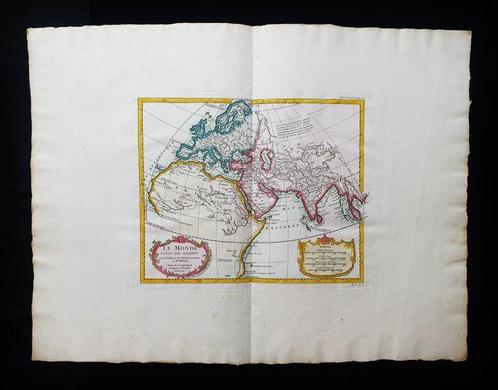 World - Mappemonde / Afrique / Asie / Europe; Jean-Beptiste, Boeken, Atlassen en Landkaarten