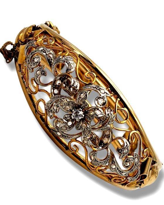 Armband - 18 karaat Geel goud, Antieke Victoriaanse 18K, Handtassen en Accessoires, Armbanden