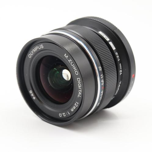 Olympus M.Zuiko Digital 12mm F/2 ED zwart | Tweedehands, Audio, Tv en Foto, Foto | Lenzen en Objectieven, Zo goed als nieuw, Verzenden