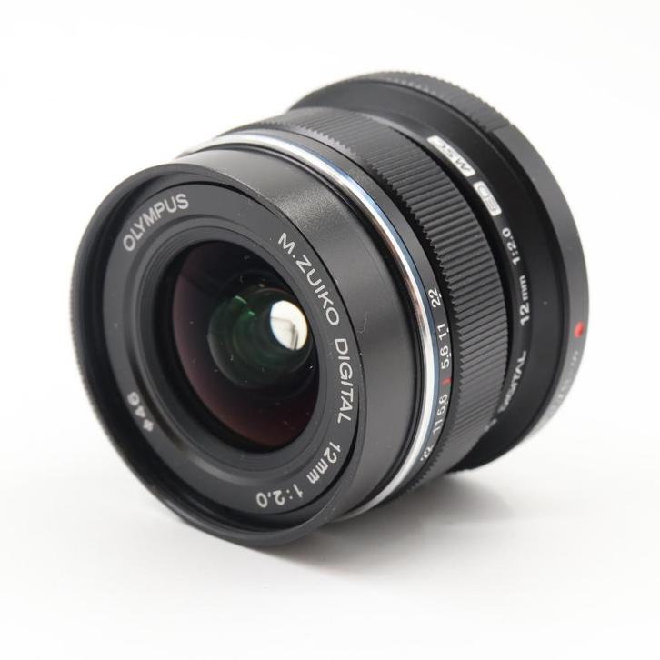 Olympus M.Zuiko Digital 12mm F/2 ED zwart | Tweedehands, Audio, Tv en Foto, Foto | Lenzen en Objectieven, Zo goed als nieuw, Verzenden