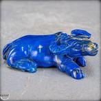 Natuurlijke lapis lazuli-stier sculptuur Met de hand