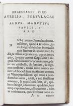 Manuzio - De Veterum Notarum - 1566