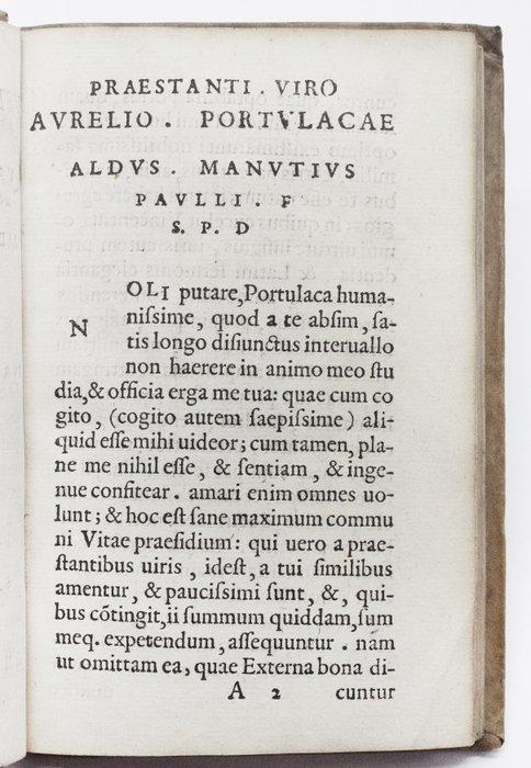 Manuzio - De Veterum Notarum - 1566, Antiek en Kunst, Antiek | Boeken en Manuscripten