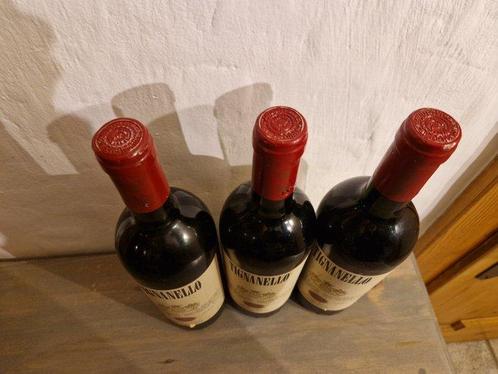 1990 Marchesi Antinori, Tignanello - Toscane IGT - 3 Flessen, Verzamelen, Wijnen