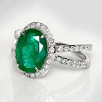 Zonder minimumprijs - Ring - 14 karaat IGI 2,36 ct Zambia, Nieuw