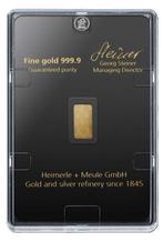 2,5 Gramm - Or .999 - Heimerle + Meule - Scellé