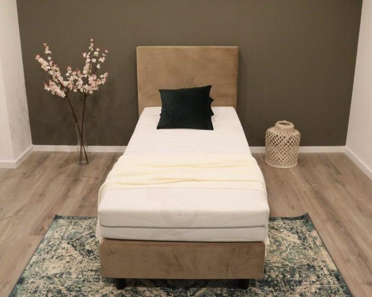 Boxspring James 1 pers. - 120 x 220, Huis en Inrichting, Slaapkamer | Boxsprings