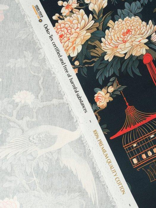 TexStilArt - Imperial Garden - Exclusieve stof 100% katoen, Antiquités & Art, Art | Objets design