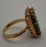 Bague - 18 carats Or jaune Jade - Perle, Nieuw
