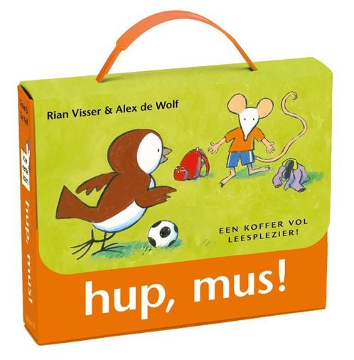 Hup mus! Een koffer vol leesplezier! 9789025761233, Livres, Livres pour enfants | Jeunesse | Moins de 10 ans, Envoi