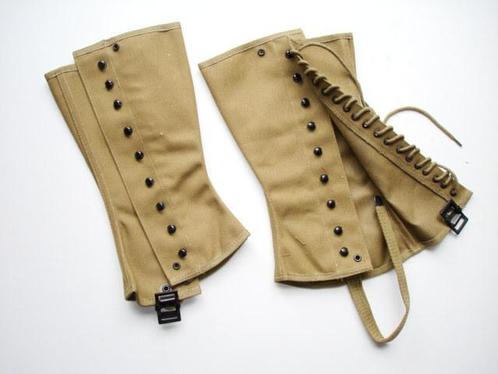 Replica van de WW2 US army canvas leggings M1938, Verzamelen, Militaria | Tweede Wereldoorlog, Landmacht, Kleding of Schoenen