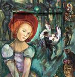 Borgen Lindhardt (1974) - Op kastdeur: nachtleven fin de, Antiek en Kunst