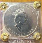 Canada. 5 Dollars 1991 Maple Leaf, 1 Oz (.999) (Zonder, Postzegels en Munten