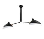 Hanglamp Contemporary 2-arm zwart, Huis en Inrichting, Lampen | Hanglampen, Verzenden, Nieuw