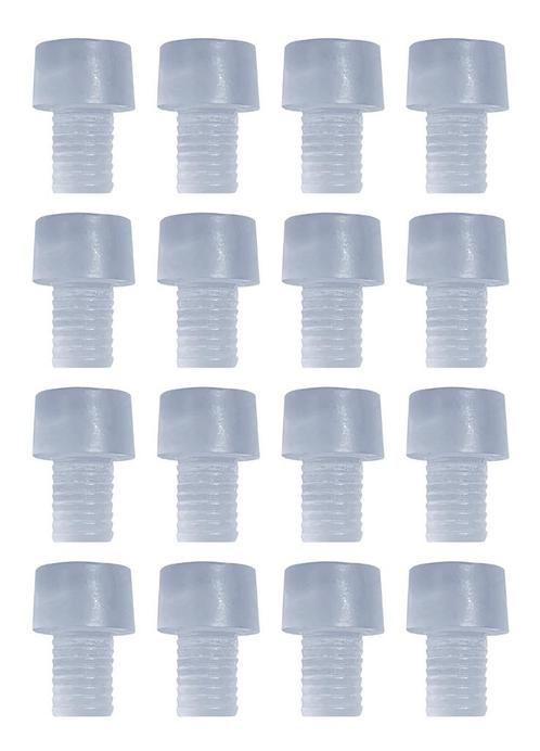 Set van 50 PVC dopjes, pluggen (binnenkant, rond, 6.0 mm, t, Bricolage & Construction, Quincaillerie & Fixations, Envoi