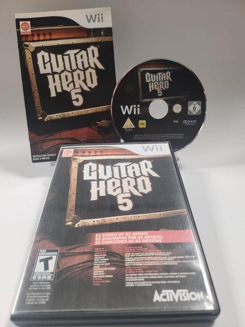 Guitar Hero 5 (Copy Cover) Nintendo Wii, Consoles de jeu & Jeux vidéo, Jeux | Nintendo Wii, Enlèvement ou Envoi